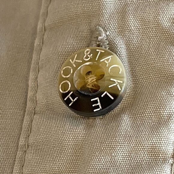 Hook & Tackle Men's Shirt High Tech Fishing Gear Short Sleeve Button Down XL - Picture 5 of 13